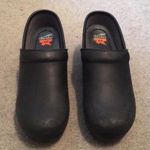 Dansko black clogs